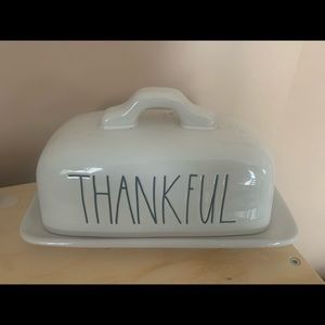 Thankful Butter Dish - Rae Dunn
